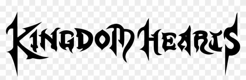 Kingdom Hearts Wordmark The Fourth Game Of The Series - Kingdom Hearts Font Clipart #442185
