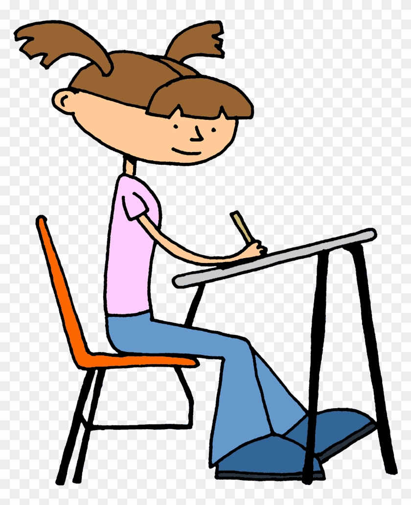 Png Test Taking Students Transparent Test Taking Students - Student Working Clipart #442473