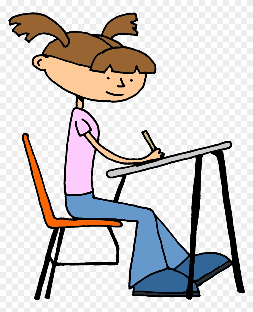 Png Test Taking Students Transparent Test Taking Students - Student Working Clipart