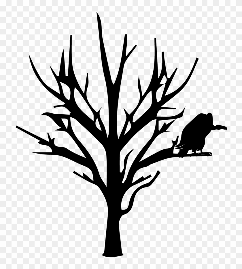 Dead Tree@2x - Silhouette Clipart #442694