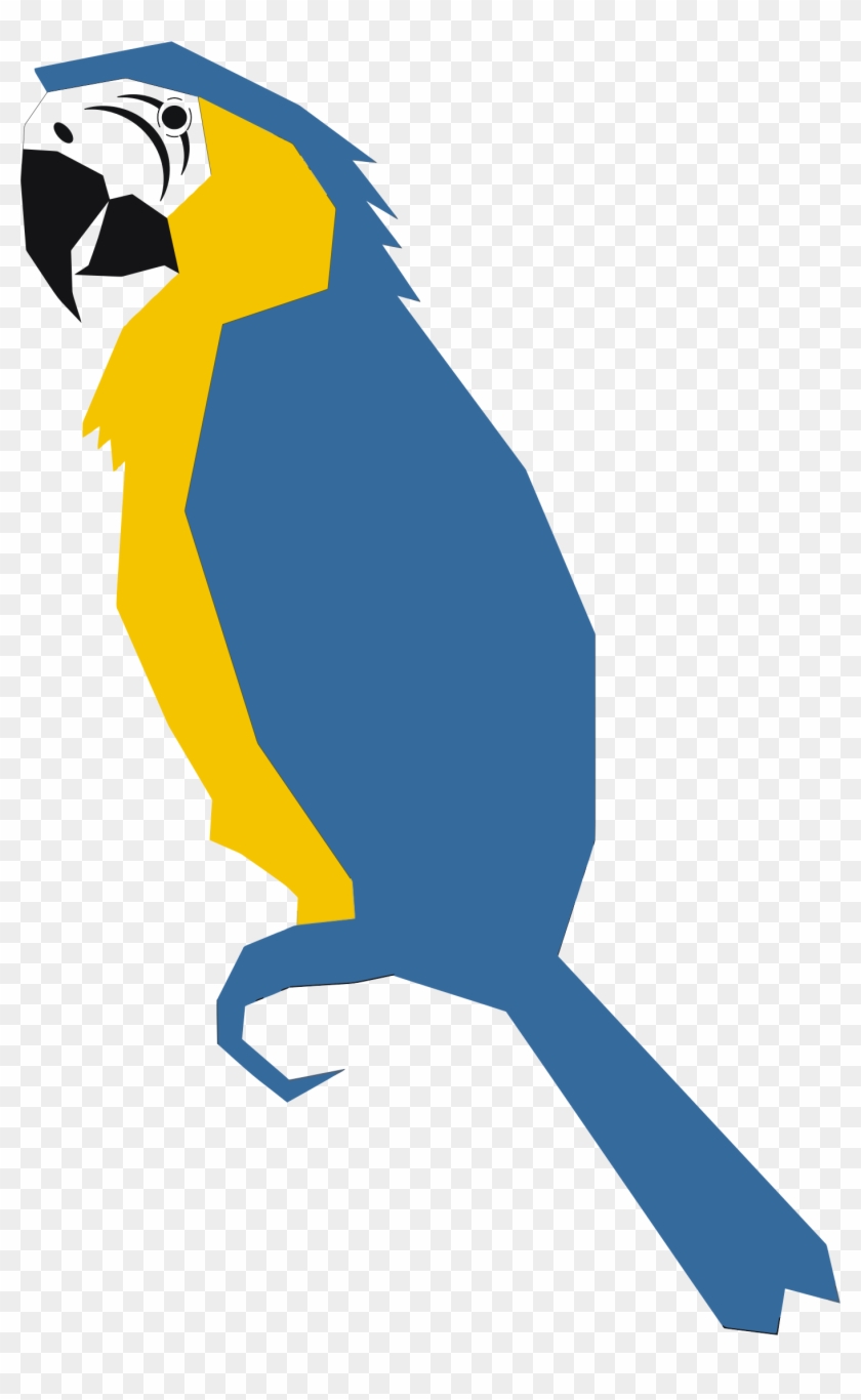 This Free Icons Png Design Of Polygonal Parrot Clipart