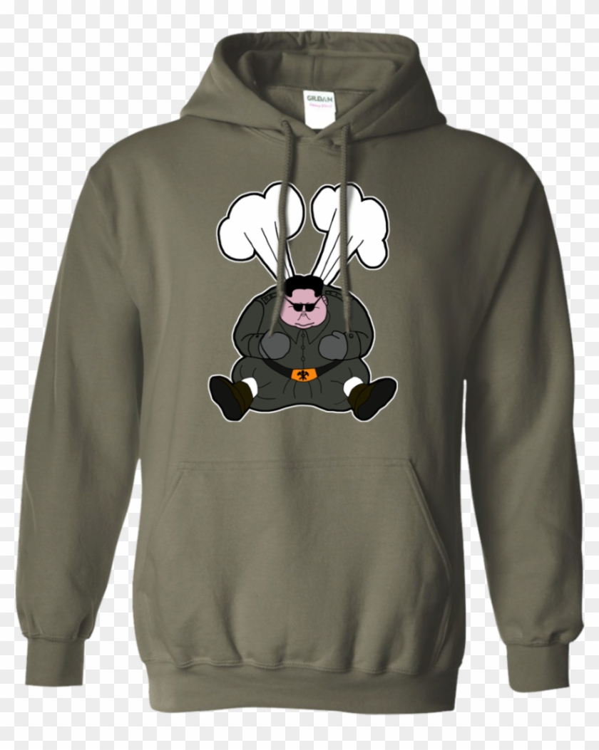 Men's Military Green Pullover Graphic Hoodie Of An - Sweatshirt Clipart