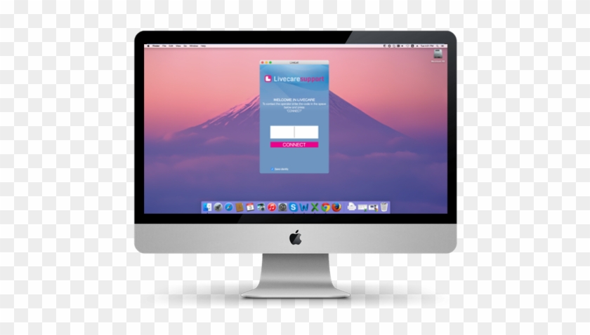 Pc Macos With Livelet - Computer Monitor Clipart #443013
