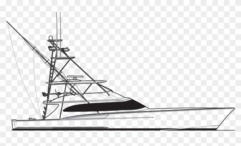 Clip Library Library Custom Sportfish Yachts And Service - Jarrett Bay - Png Download