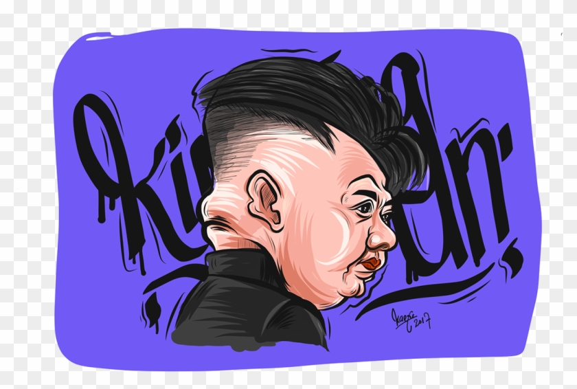 Kim Jong Un Caricature Drawing On Behance - Illustration Clipart #443097