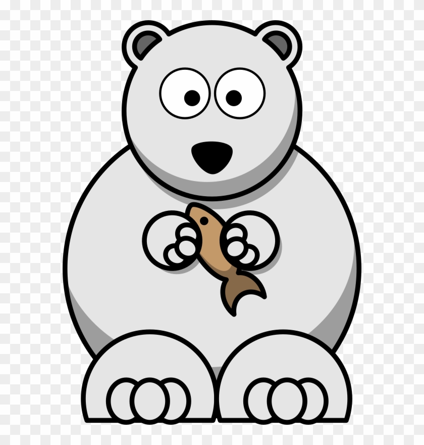 Medium Image - Cartoon Animals Polar Bear Clipart #443120