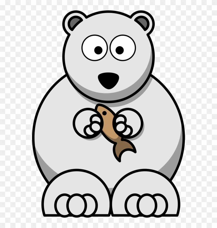 Medium Image - Cartoon Animals Polar Bear Clipart