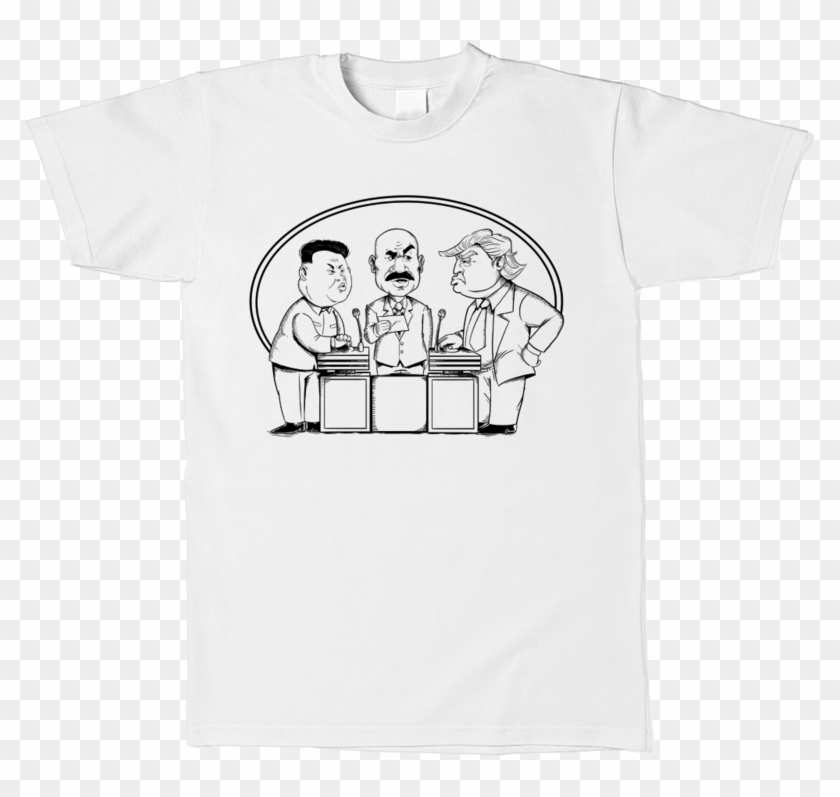 Donald Trump Kim Jong Un And Steve Harvey Family Feud - Active Shirt Clipart