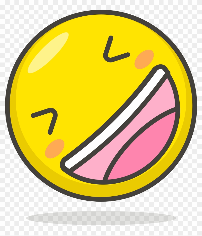 Rolling On The Floor Laughing Emoji File 005 Rolling - Vector Graphics Clipart