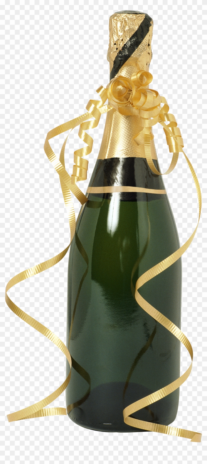 Champagne Bottle - Champagne Bottle And Glasses Clipart #443380