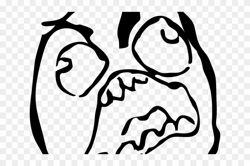 Trollface Png Transparent Images - Transparent Guy Raging Clipart