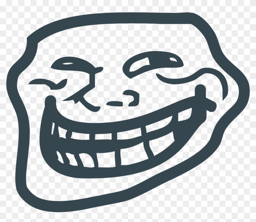 Trollface Clipart Png - Troll Face 1080p Transparent Png #443626