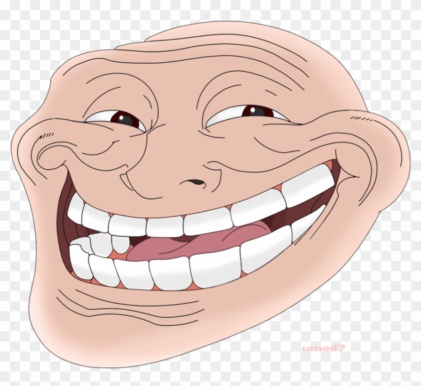 Colored Troll Face Png Clipart #443725