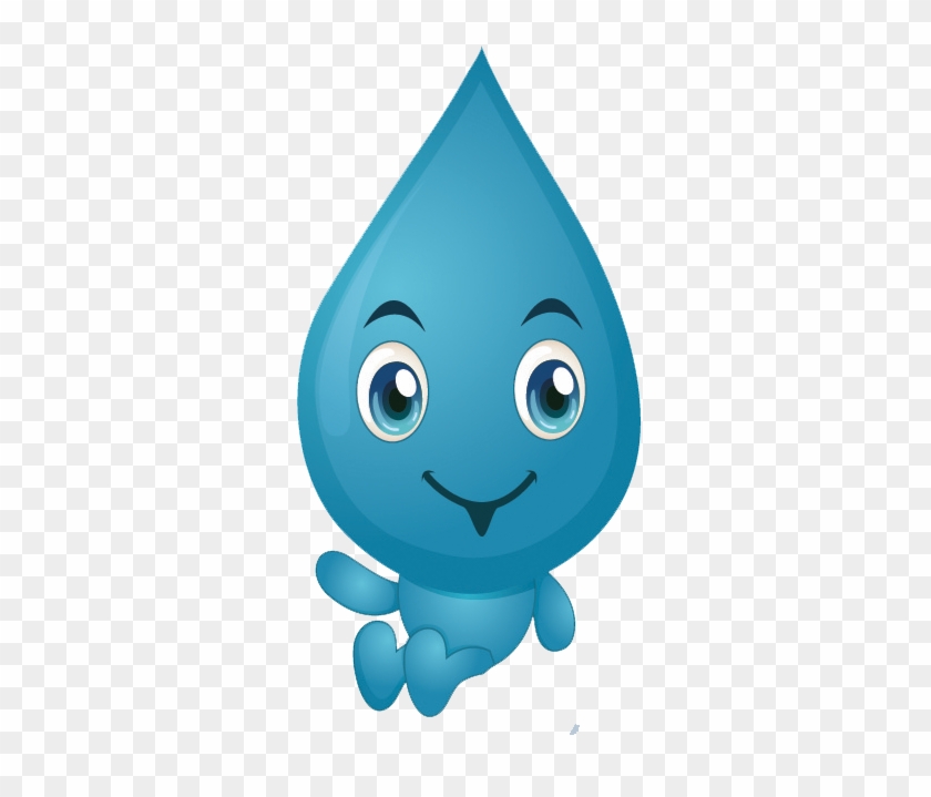 The Fastest Raindrop - Cartoon Clipart