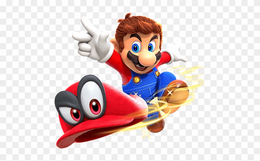 Mario - Mario Odyssey Throwing Hat Clipart #443788