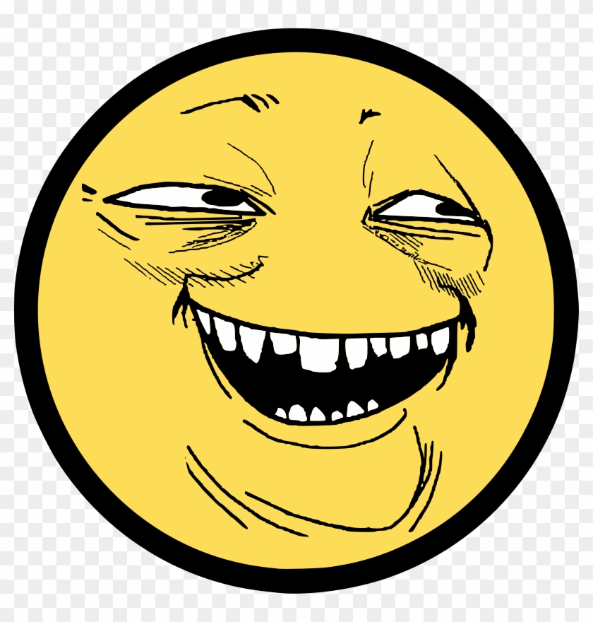 Troll Face - Troll Face Smile Clipart #443810