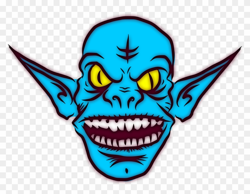 Goblin Internet Troll Computer Icons Trollface - Goblin Face Png Clipart #443934