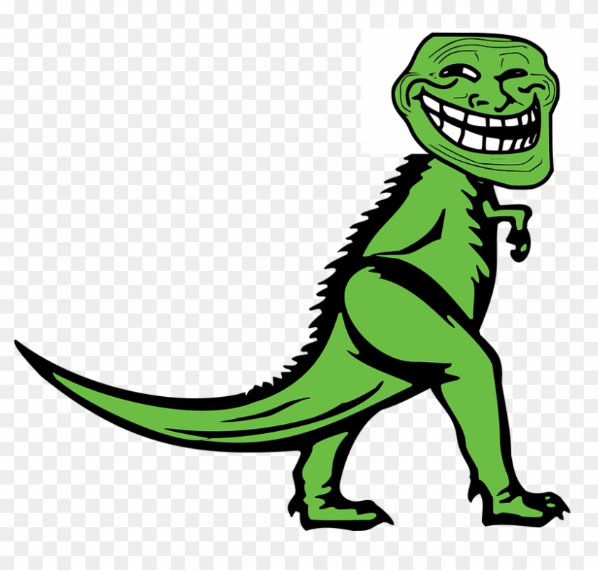Maxpedition Troll Face Morale Patch (817x720) - Troll Dinosaur Clipart #443964