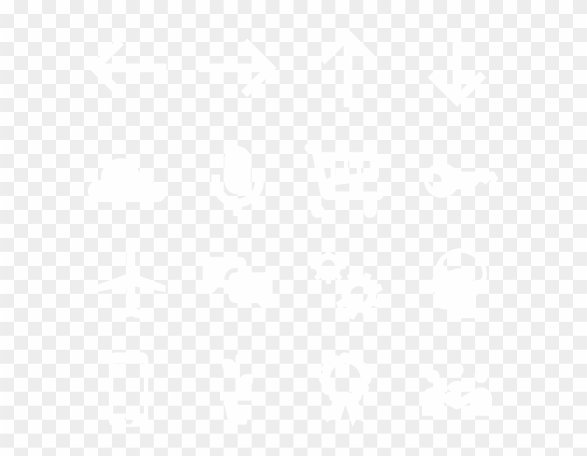 Free Starter Icons Included - White Icons For Powerpoint Clipart #444142