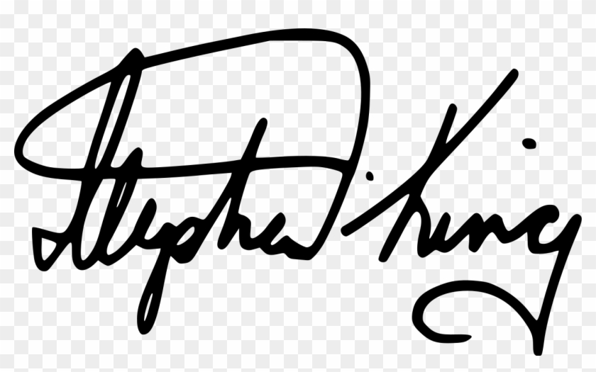 Stephen King Signature - Stephen King Png Clipart #444264