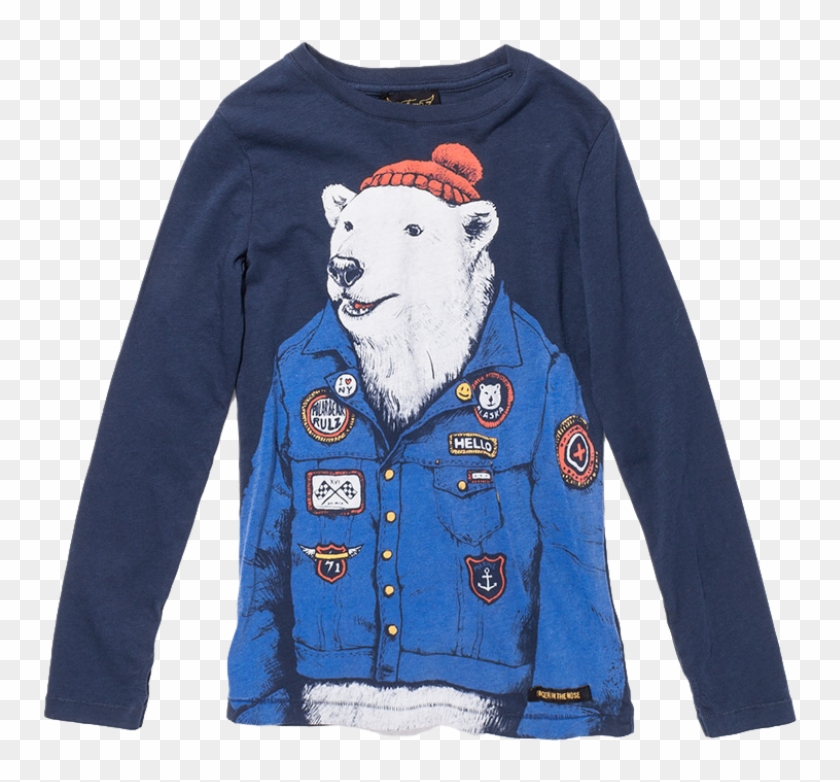 Finger In The Nose Long John - Polar Bear Clipart #444290