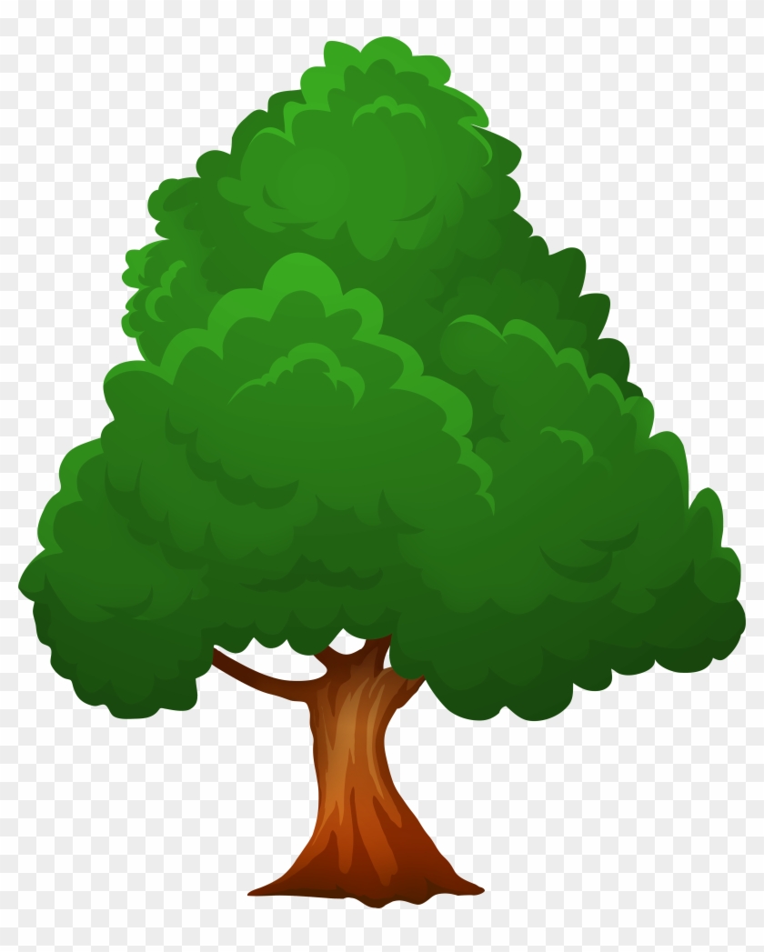 Big Green Tree Png Clip Art Transparent Png #444436