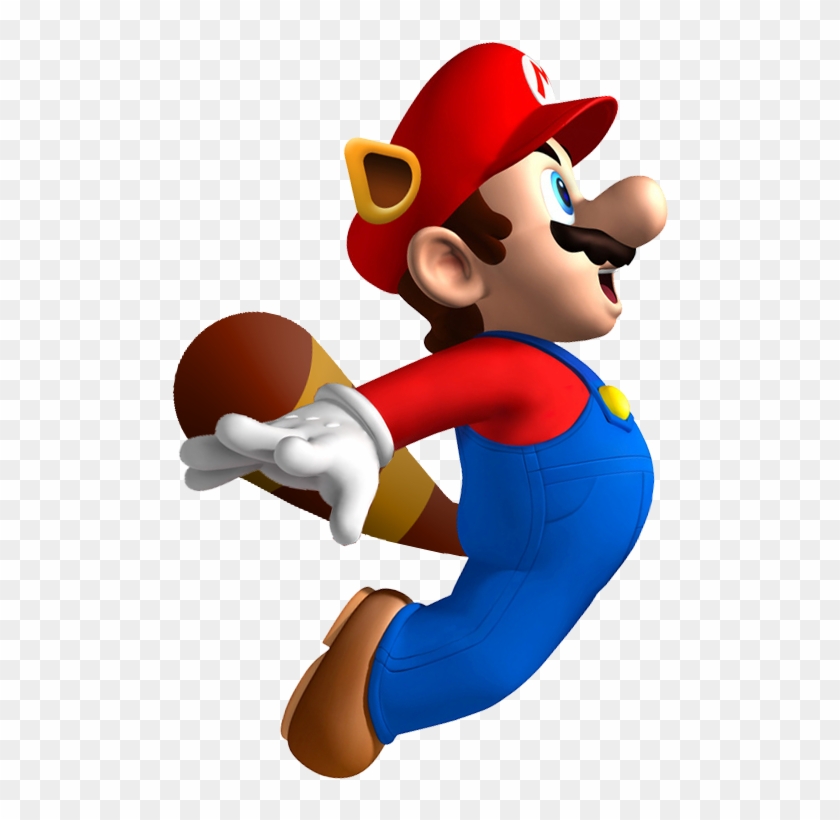 New Super Mario Bros Raccoon Mario , Png Download Clipart