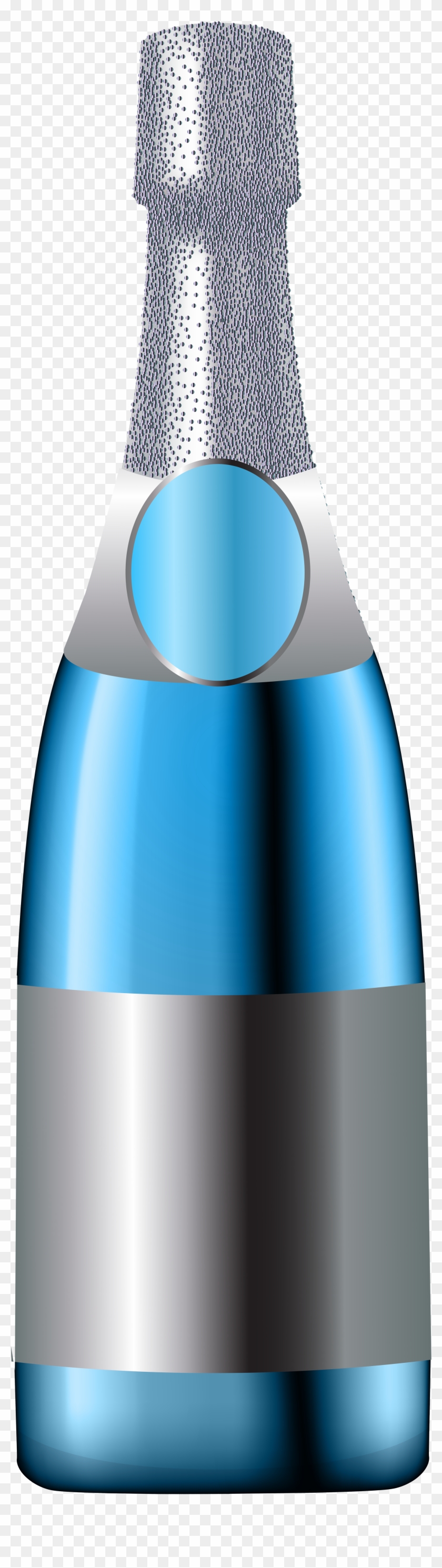 Free Transparent Champagne Bottle Clipart