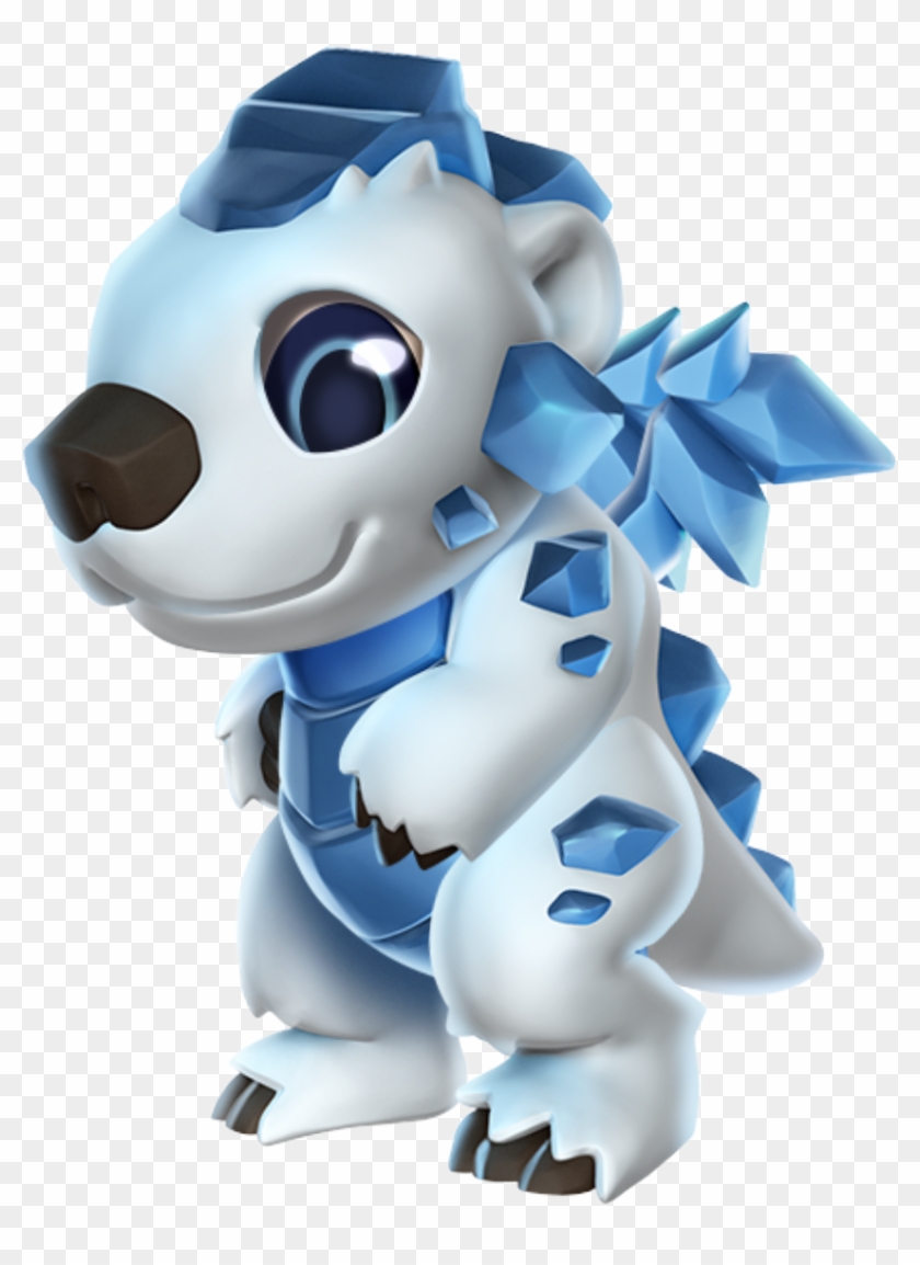 Polar Bear Dragon Baby - Dragon Mania Legends Ice Polar Bear Clipart