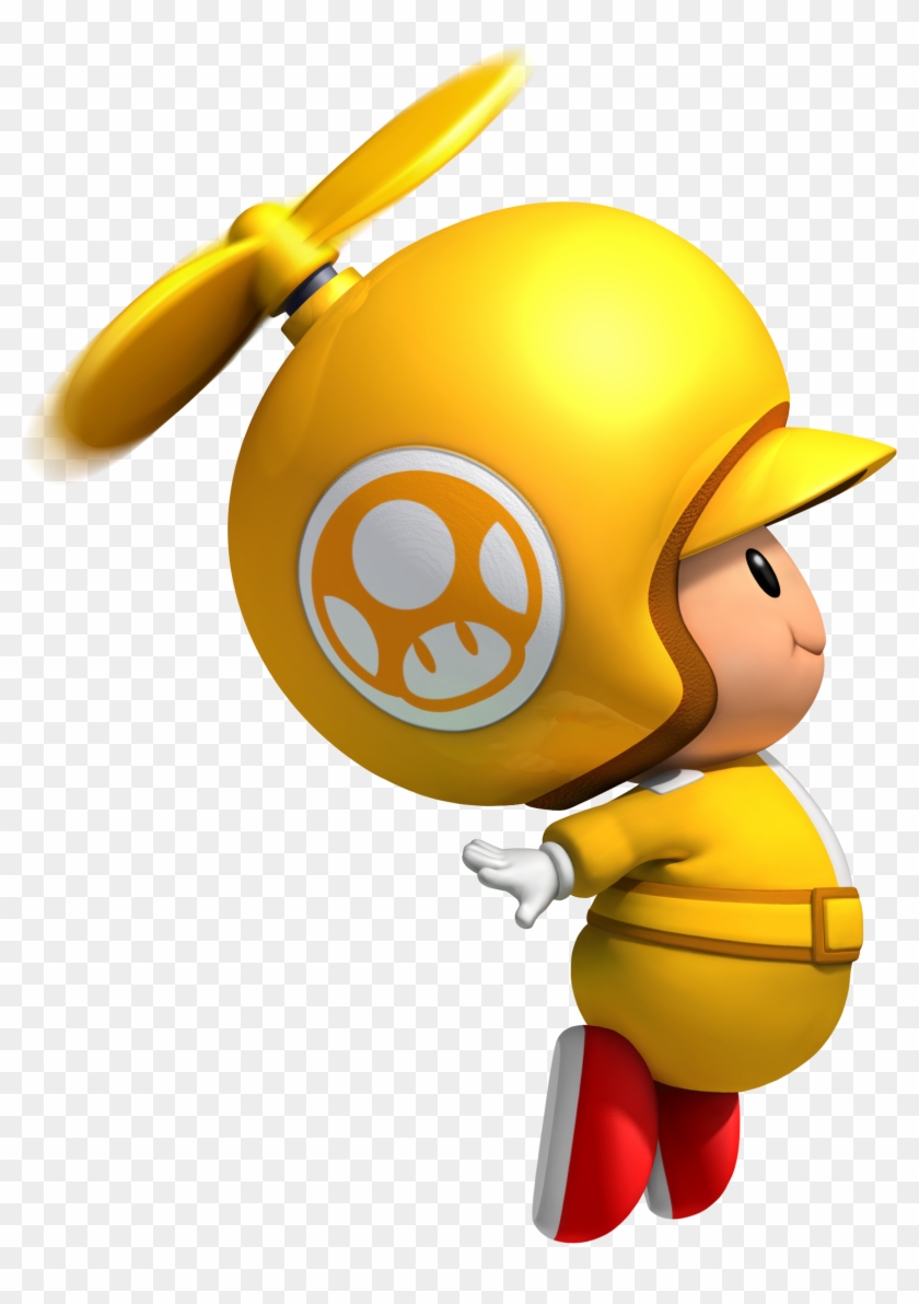 Mini Games, Super Mario Party, Super Mario Bros, Luigi, - New Super Mario Bros Wii Yellow Toad Clipart