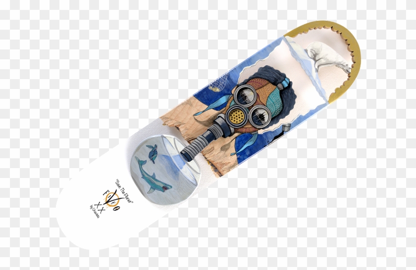 Five0 Polar Bear - Longboard Clipart #444688