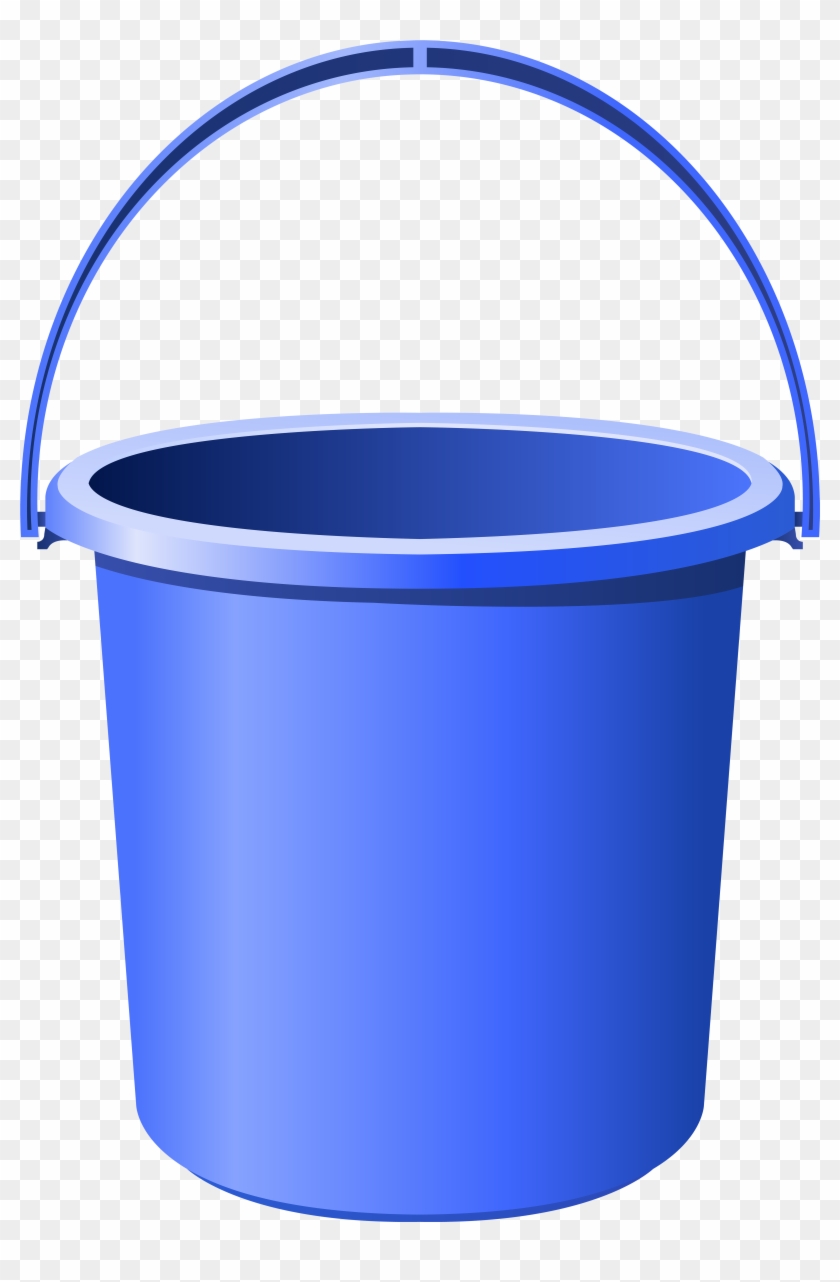 Blue Bucket Png Clip Art Image - Transparent Blue Bucket