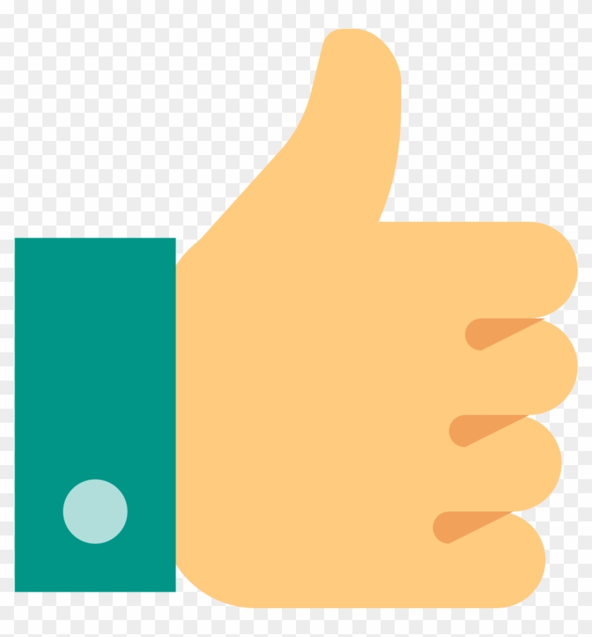 Thumb Up Icon Color - Thumbs Up Icon Transparent Clipart #445174