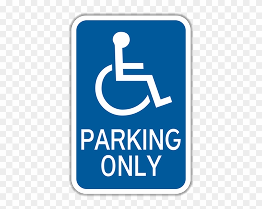 Traffic Sign - Handicap Clipart #445383
