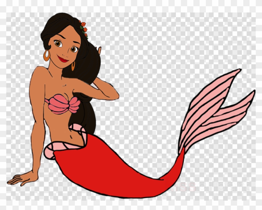 Princess Elena Mermaid Clipart Ariel The Little Mermaid - Mouse Pointer Png Hand Transparent Png