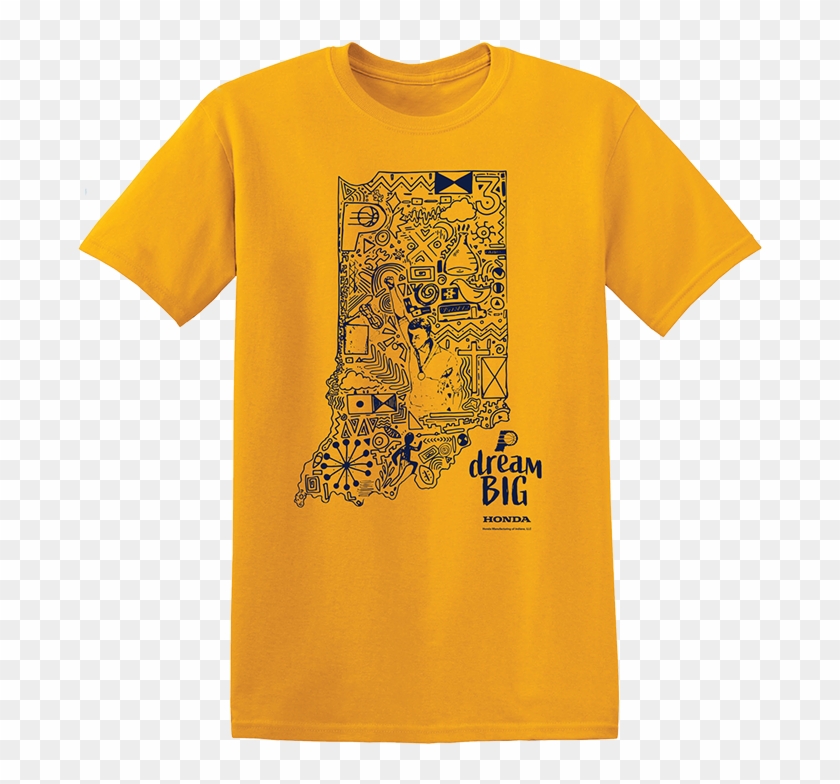 Design 1 - Cory Joseph - Gildan 5000 Electric Green Clipart #445587