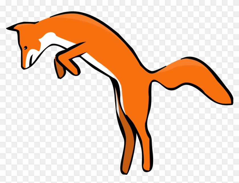 Red Fox Clipart Fox Logo - Fox Cartoon Transparent Background - Png Download #445660