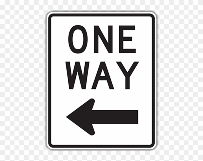 One Way Traffic Sign - One Way Sign Clipart #445758