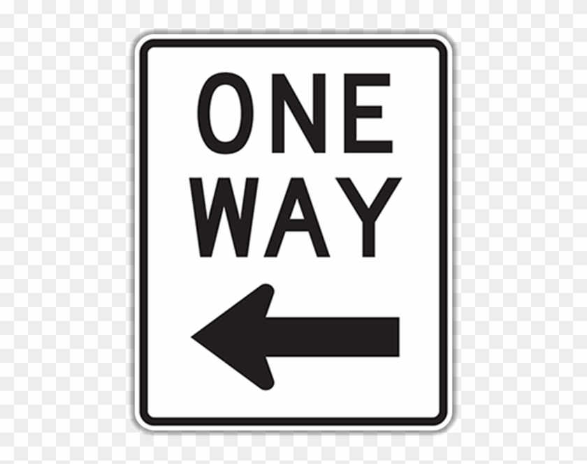 One Way Traffic Sign - One Way Sign Clipart