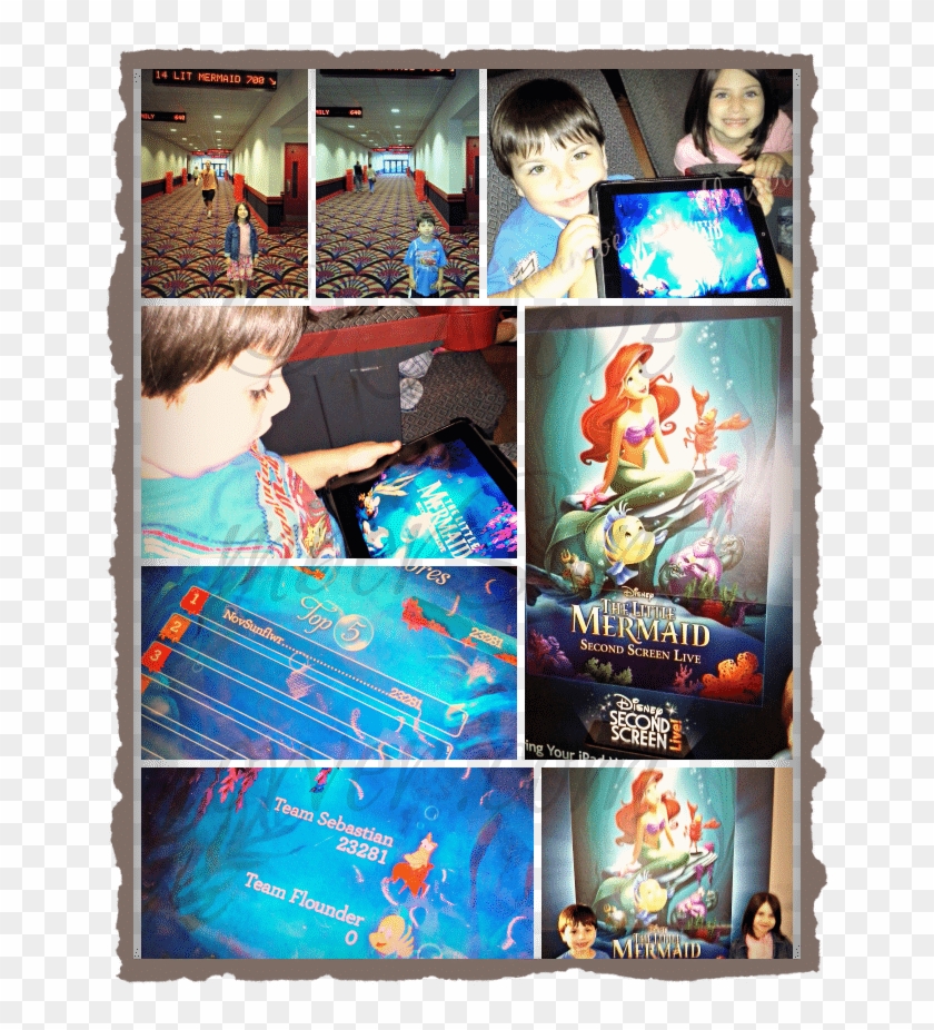 #disney #littlemermaid #secondscreen - Collage Clipart