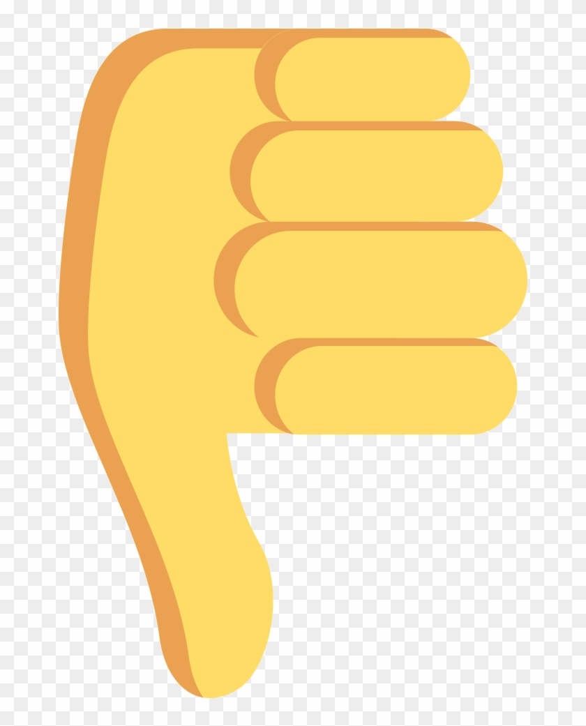 Thumbs Down Emoji Png Clipart #445898