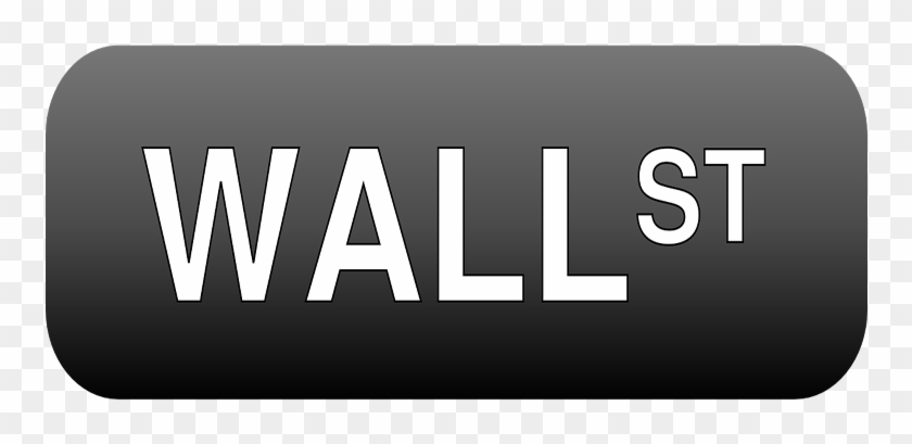 Wall Street Sign - Wall Street Logo Png Clipart #445951