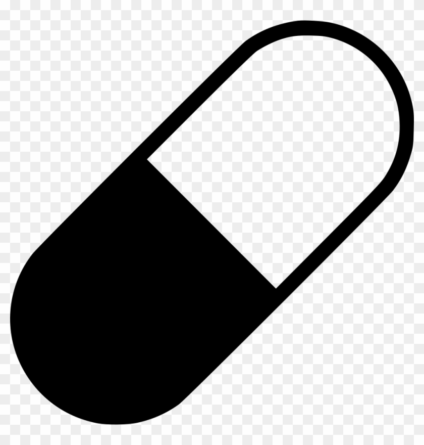 Png File Svg - Pill Outline Clipart #445974