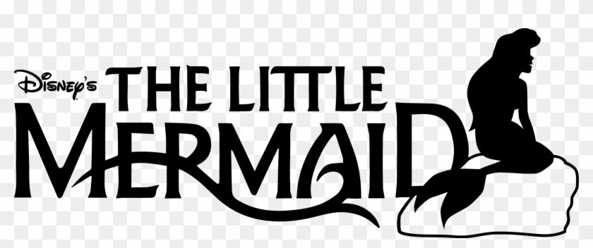 01 The Little Mermaid Black - Illustration Clipart