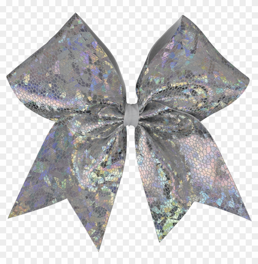 Png Freeuse Stock White Cracked I Love Cheer Hair Bow - Butterfly Clipart #446185