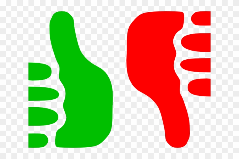 Thumbs Up And Down Png Clipart #446209