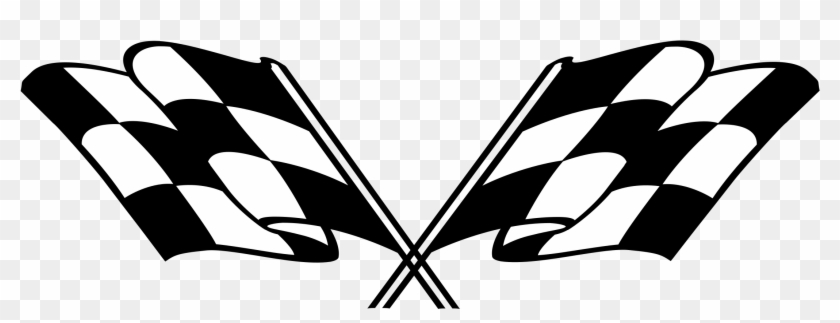 Checkered Flags Logo Png Transparent - Ford Racing Flag Clipart