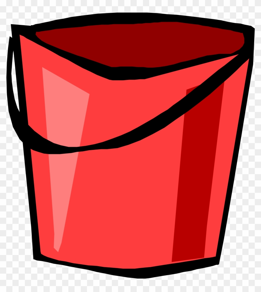 This Free Icons Png Design Of Red Bucket Clipart