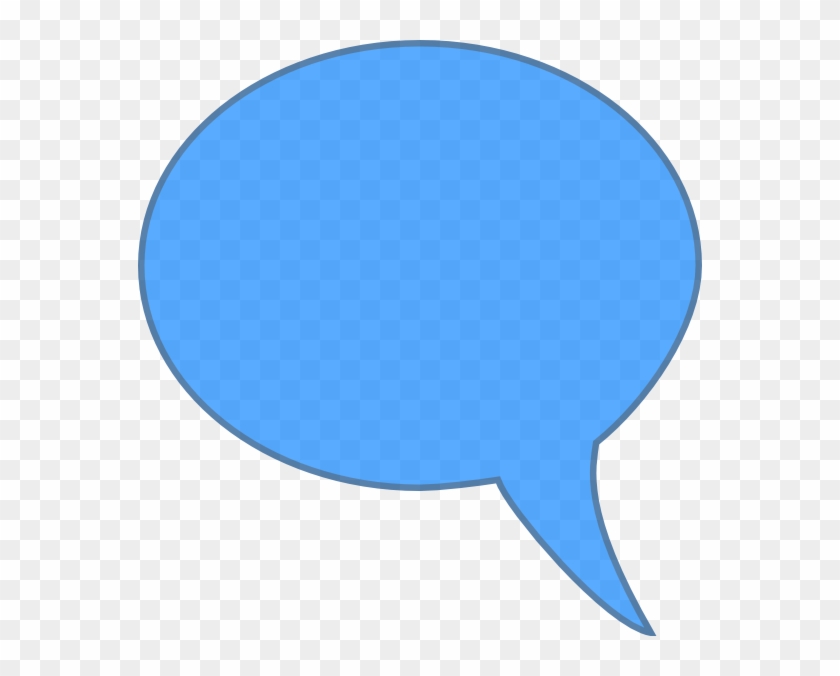 Bubbles Clipart Word - Blue Word Bubble - Png Download