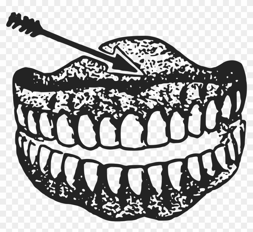 This Free Icons Png Design Of Dentures Teeth With Arrow Clipart #446484